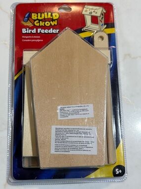 Build & Grow Bird Feeder DIY Wood Kit Natural OS